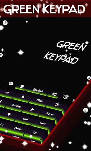 Vert clavier pour Android 3