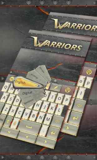 Warriors GO Keyboard Theme 1
