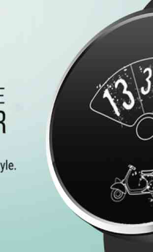 Let's Roll: Scooter Watch Face 2