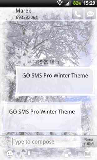 Winter Theme for GO SMS Pro 3