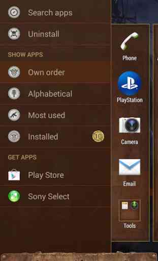 XPERIA™ Uncharted™ 4 Theme 3