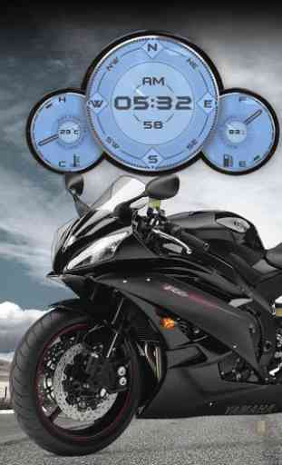Yamaha R6 Black Compass HD LWP 1