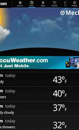 AccuWeather for Sony Tablet P 3