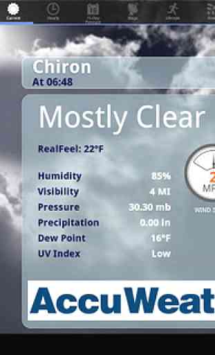 AccuWeather for Sony Tablet S 1