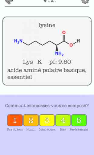 Acides aminés - Les structures 1