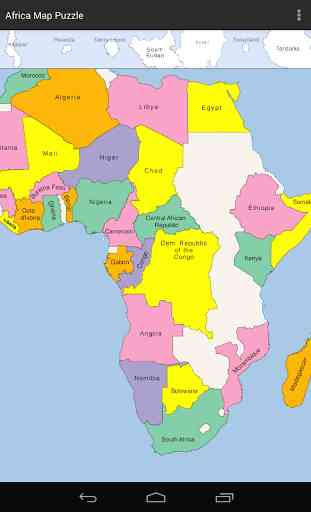 Africa Map Puzzle 4
