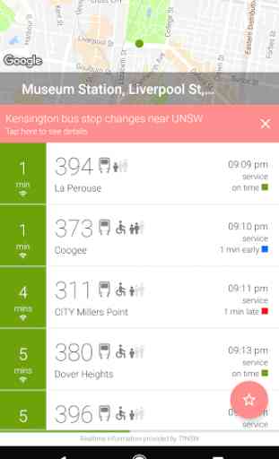 Arrivo Sydney Lite Transit App 2