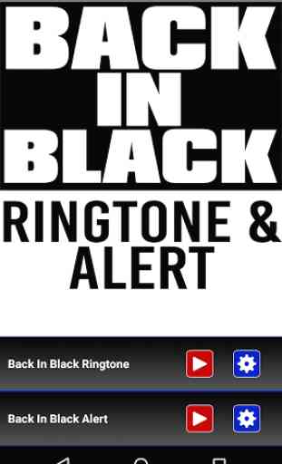 Back in Black Ringtone & Alert 1