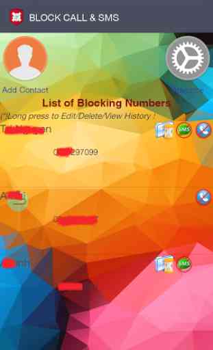 Blocage d'appels & SMS Filter 3
