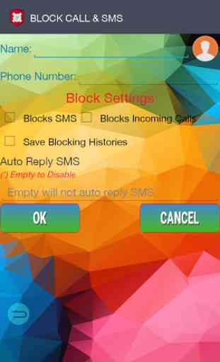 Blocage d'appels & SMS Filter 4