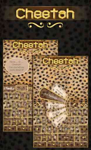 Cheetah GO Keyboard Theme 1