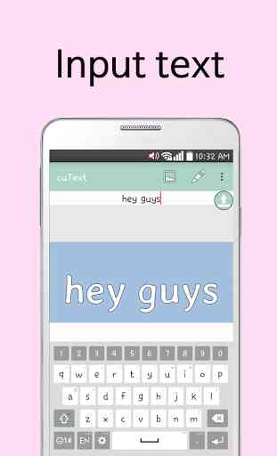 CuText : Generate cute message 1