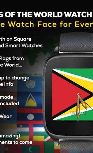 Flags of the World Watch Face 2