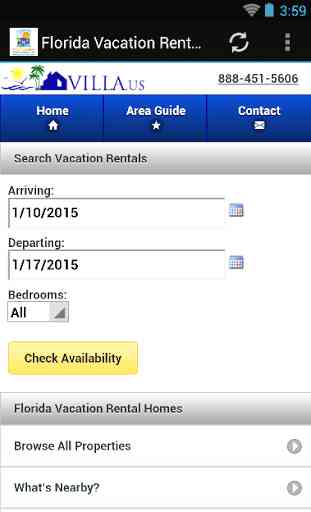 Florida Vacation Rental Homes 1