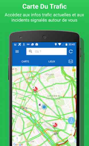 INRIX Traffic Cartes et GPS 3