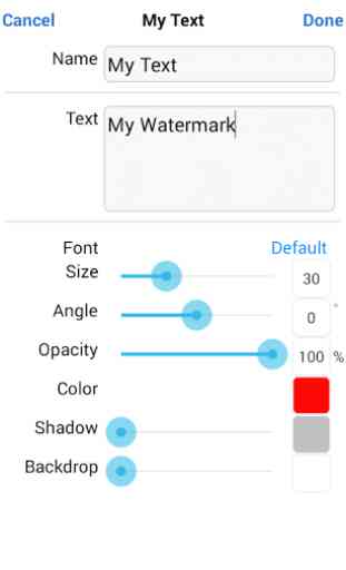 iWatermark+ Free Add Text Logo 3