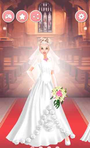 Jeux d'habillage de mariée 1