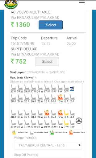 Kerala RTC Bus Ticket Booking 3