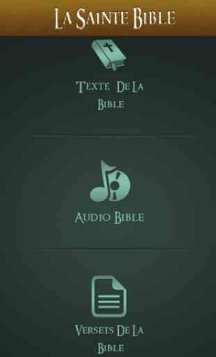 La Sainte Bible avec audio 2