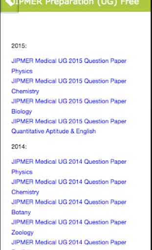 Medical UG Prep (JIPMER AIIMS) 2
