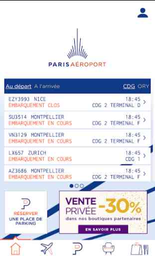 Paris Aéroport–App officielle 1