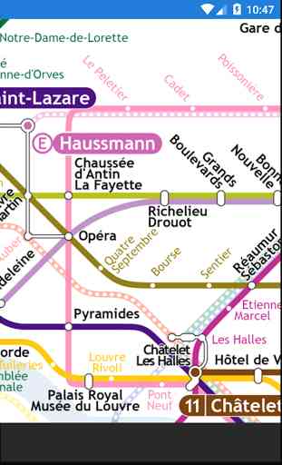 Paris plan du métro 1