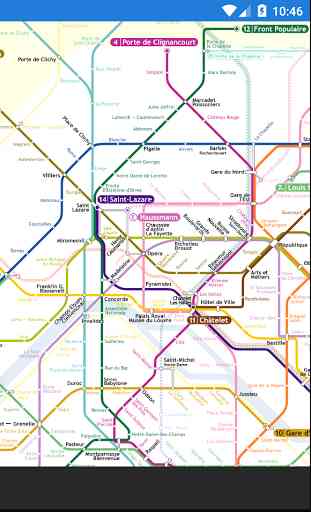 Paris plan du métro 2