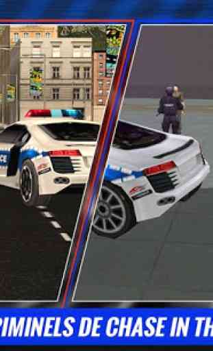 Pilote City Car police Sim 3D 4