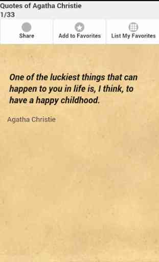 Quotes of Agatha Christie 1