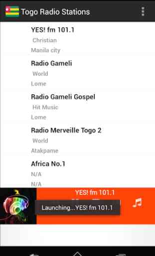 Stations de radio Togo 3