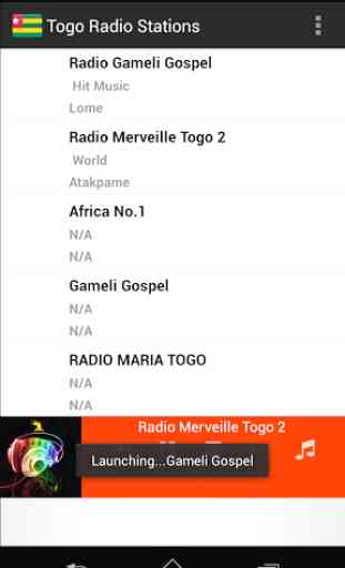 Stations de radio Togo 4