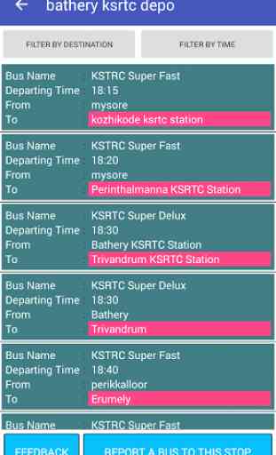 Wikibus Kerala Bus Time 2