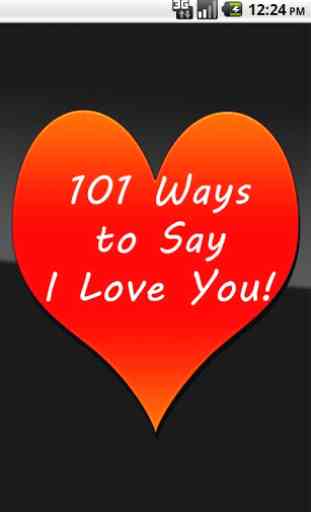 101 Ways to Say I Love You 1