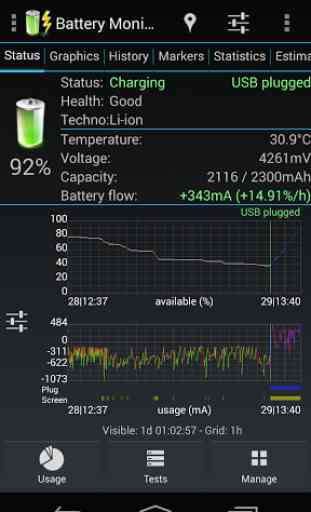 3C Battery Monitor Widget 2