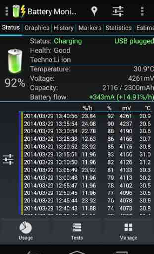 3C Battery Monitor Widget 3