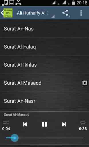 Ali Huthaify Al Quran MP3 2