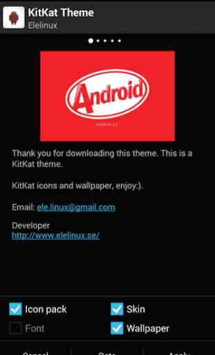 Apex Launcher Theme KitKat 1