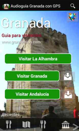 Audioguia Granada con GPS 1