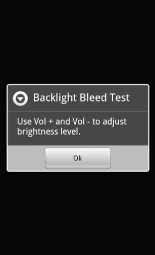 Backlight Bleed Test 1