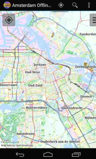 Carte de Amsterdam hors-ligne 1
