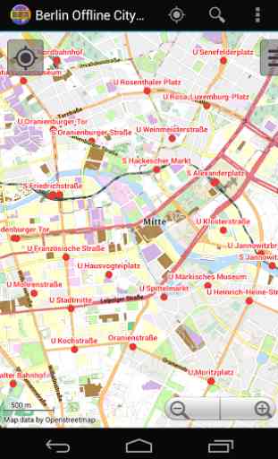 Carte de Berlin hors-ligne 2