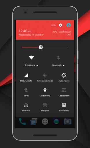 CleanUI Red CM12.1/COS Theme 3