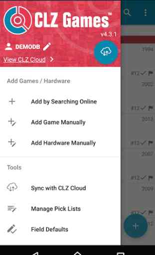 CLZ Games - Game Database 1