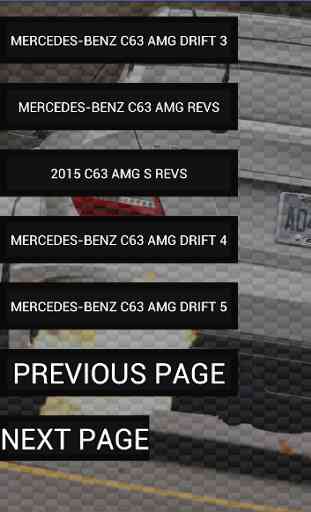Engine sounds Mercedes C63 AMG 4