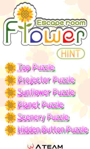 Escape Room of Flower [Hints] 1