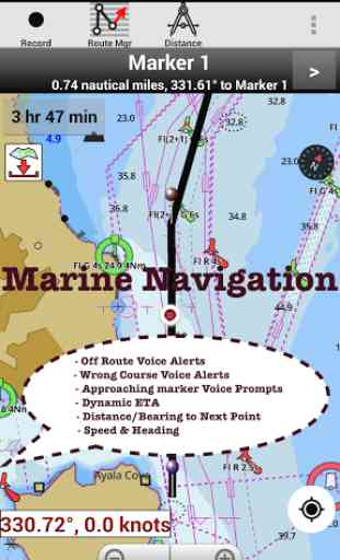 i-Boating:Cartes Lacs & Marine 2