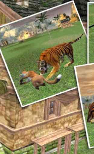 Jungle Wild Tiger Attaque Sim 1