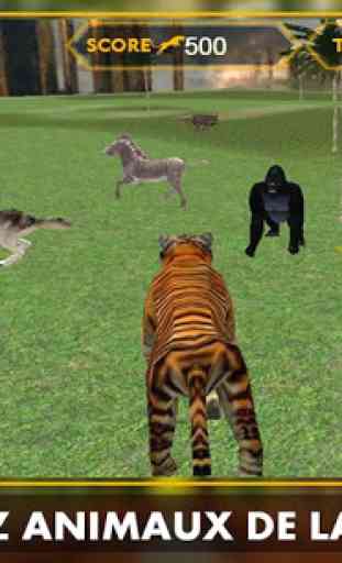 Jungle Wild Tiger Attaque Sim 4