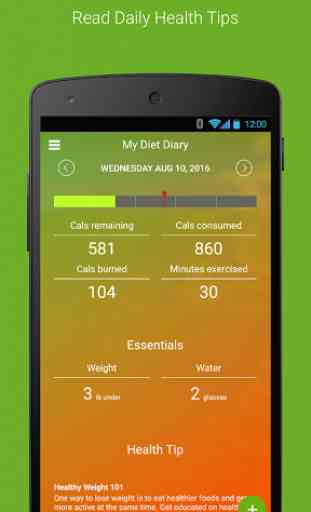 My Diet Diary Calorie Counter 2