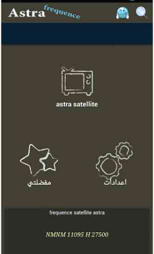New astra satellite frequence 2